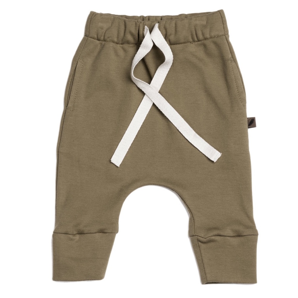 KidWild Organics Drawstring Pants Mocha 18-24 M
